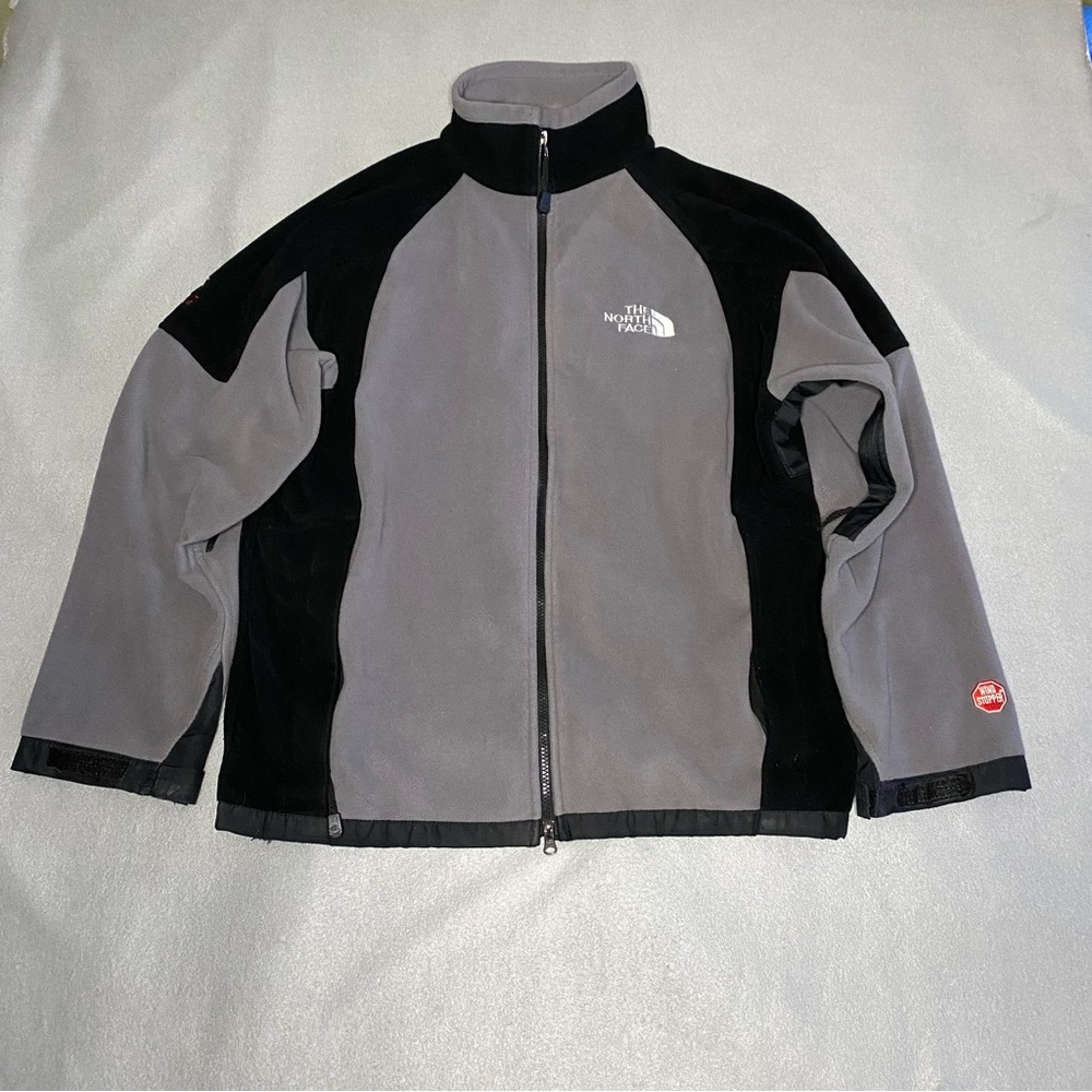 The North Face Fleece Summit Series Jacket Gray and Black Size XXL